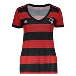 Ficha técnica e caractérísticas do produto Camisa Adidas Flamengo I 2018 Feminina