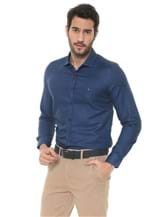 Ficha técnica e caractérísticas do produto Camisa Aramis Slim Padronagem Azul