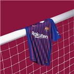 Camisa Barcelona Original Torcedor 2018/19 Azul Grena Tamanho G