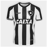 Ficha técnica e caractérísticas do produto Camisa Botafogo I 2018 S/n° Torcedor Topper Masculina Preto e Branco 4... (P)