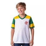 Ficha técnica e caractérísticas do produto Camisa Brasil Flamengo Infantil Retro - Braziline