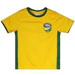 Ficha técnica e caractérísticas do produto Camisa Brasil Gravataí Infantil N° 10