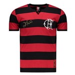 Ficha técnica e caractérísticas do produto Camisa Braziline Flamengo Fla Tri Zico Masculina