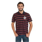 Ficha técnica e caractérísticas do produto Camisa Braziline Flamengo Polo Dare - 3G - PRT/VRM