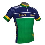 Ficha técnica e caractérísticas do produto Camisa Ciclismo Brasil 2018 Sódbike
