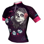 Ficha técnica e caractérísticas do produto Camisa Ciclismo Sódbike Feminina Dark Skull