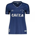 Ficha técnica e caractérísticas do produto Camisa Cruzeiro Umbro Oficial 3 2017/2018 - Feminina