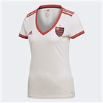 Ficha técnica e caractérísticas do produto Camisa Feminina Flamengo Adidas Branca CF9049 (G) (G)