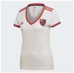 Ficha técnica e caractérísticas do produto Camisa Feminina Flamengo Adidas Branca (P)