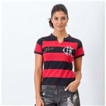 Ficha técnica e caractérísticas do produto Camisa Feminina Flamengo Tri Zico G