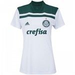 Ficha técnica e caractérísticas do produto Camisa Feminina Palmeiras Adidas Branco 2018 II