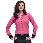 Ficha técnica e caractérísticas do produto Camisa Feminina Principessa Driely - 36 - Rosa