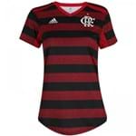 Ficha técnica e caractérísticas do produto Camisa Flamengo 19/20 Feminina Personalizável (Personalizável, Vermelho, P)