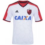 Camisa Infantil Juvenil Flamengo Adidas Branca II 2014 2015 - 12A