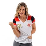 Ficha técnica e caractérísticas do produto Camisa Flamengo Feminina Retro Zico GG