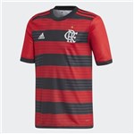 Ficha técnica e caractérísticas do produto Camisa Flamengo I 2018 Torcedor Adidas Masculina - Vermelho e Preto