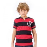 Ficha técnica e caractérísticas do produto Camisa Flamengo Infantil Retrô Tri Carioca - Braziline