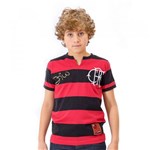 Ficha técnica e caractérísticas do produto Camisa Flamengo Infantil Retrô Zico - Braziline