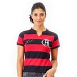Ficha técnica e caractérísticas do produto Camisa Flamengo Retrô Tri Zico Feminina