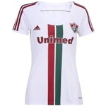Ficha técnica e caractérísticas do produto Camisa Fluminense Feminina Branca Adidas 2015