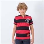 Ficha técnica e caractérísticas do produto Camisa Infantil Flamengo Fla Tri Braziline P
