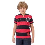 Ficha técnica e caractérísticas do produto Camisa Infantil Flamengo Fla Tri Zico - Braziline