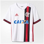 Camisa Infantil Juvenil Flamengo Adidas II Branca 2017 2018