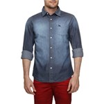 Ficha técnica e caractérísticas do produto Camisa Jeans Acostamento Escura