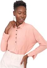 Ficha técnica e caractérísticas do produto Camisa Lez a Lez Padronagem Rosa