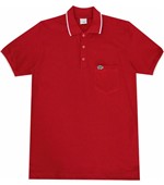 Ficha técnica e caractérísticas do produto Camisa Pau a Pique Polo Vermelho VERMELHO 2 - GG