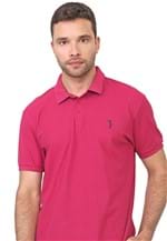 Ficha técnica e caractérísticas do produto Camisa Polo Aleatory Reta Logo Rosa