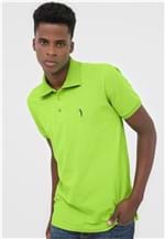 Ficha técnica e caractérísticas do produto Camisa Polo Aleatory Reta Logo Verde - Kanui