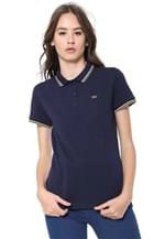Ficha técnica e caractérísticas do produto Camisa Polo Calvin Klein Jeans Listras Azul-marinho