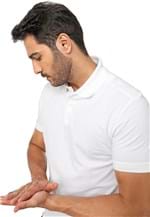 Ficha técnica e caractérísticas do produto Camisa Polo Calvin Klein Reta Logo Branca