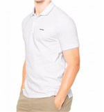 Ficha técnica e caractérísticas do produto Camisa Polo Calvin Klein Slim Branca