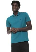 Ficha técnica e caractérísticas do produto Camisa Polo Cavalera Reta Logo Verde