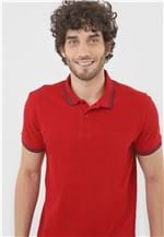 Ficha técnica e caractérísticas do produto Camisa Polo Colcci Reta Logo Vermelha