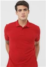 Ficha técnica e caractérísticas do produto Camisa Polo Forum Reta Logo Vermelha
