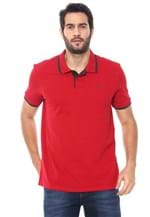 Ficha técnica e caractérísticas do produto Camisa Polo Hering Reta Logo Vermelha