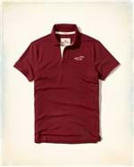 Ficha técnica e caractérísticas do produto Camisa Polo Hollister Cali Vermelho