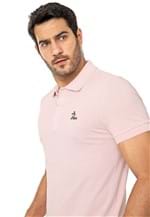 Ficha técnica e caractérísticas do produto Camisa Polo Lacoste Reta Logo Rosa