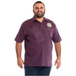 Ficha técnica e caractérísticas do produto Camisa Polo Plus Size 103017 - LILÁS - EGG1