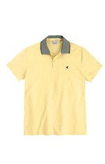 Ficha técnica e caractérísticas do produto Camisa Polo Slim Bicolor Malwee Amarelo - GG