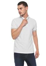 Ficha técnica e caractérísticas do produto Camisa Polo Sommer Reta Logo Branca