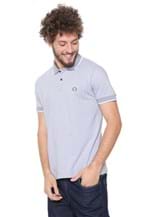 Ficha técnica e caractérísticas do produto Camisa Polo Triton Reta Logo Cinza