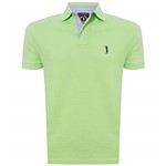 Ficha técnica e caractérísticas do produto Camisa Polo Verde Lisa Aleatory-Verde-M