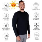 Ficha técnica e caractérísticas do produto Camisa Proteção Solar UV 50+ Térmica Praia Piscina Esportes Lazer Masculina