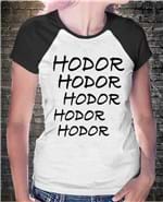 Ficha técnica e caractérísticas do produto Camisa Raglan - Game Of Thrones / Hodor