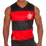 Ficha técnica e caractérísticas do produto Camisa Regata Braziline Masculina Flamengo Hoop Decote V