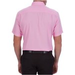Ficha técnica e caractérísticas do produto Camisa Social Masculina Lisa - 105050305000132 - ROSA - 5